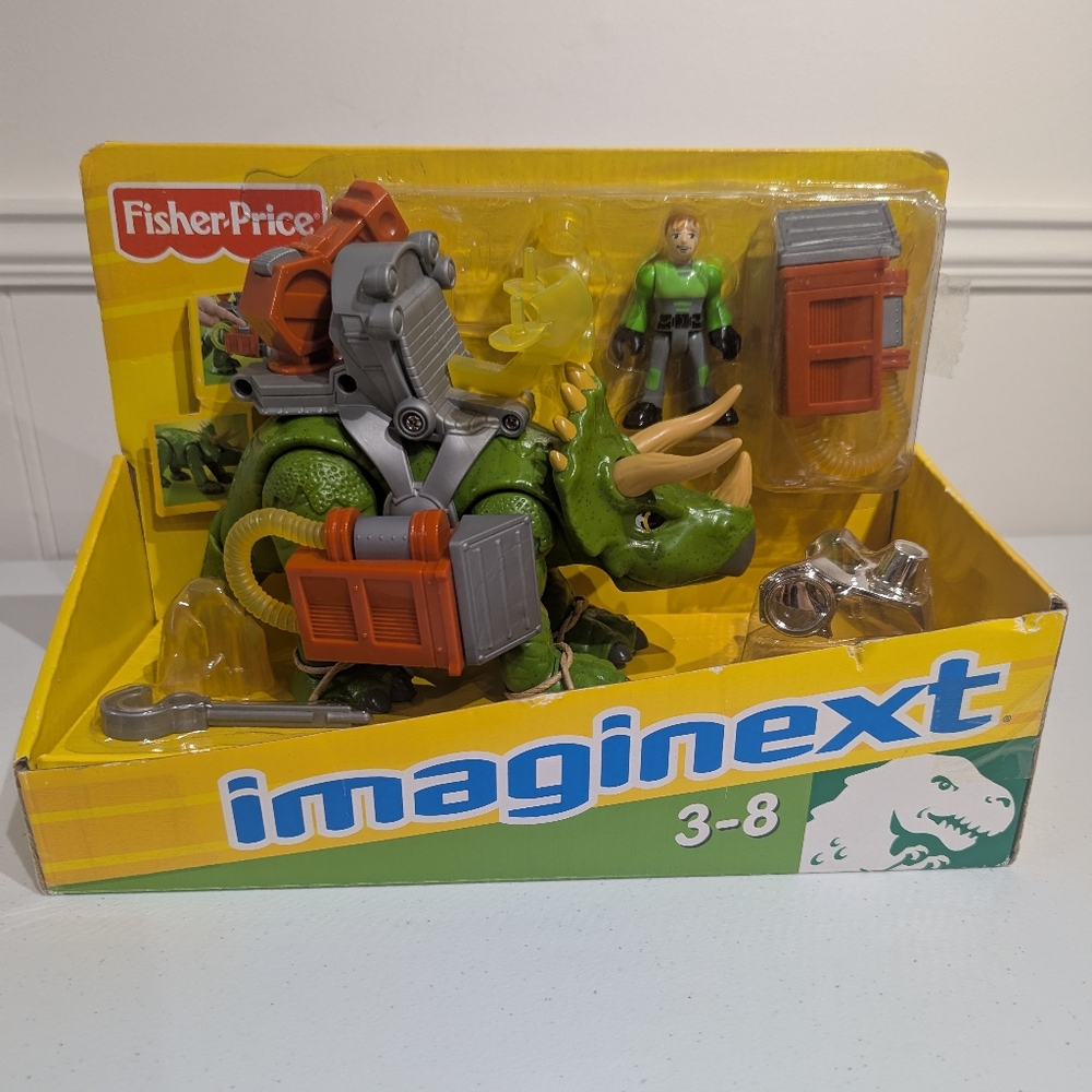 BNIB Fisher Price Triceratops Dinosaur Imaginext W1908 - 2011